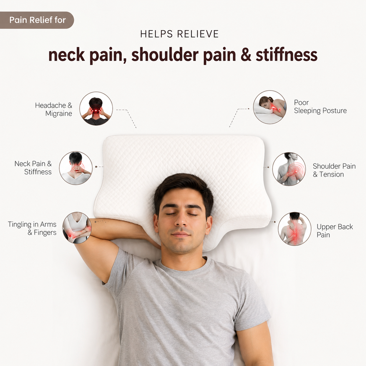 Orthopedic Memory Foam Pillow