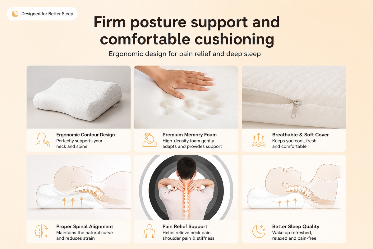 Orthopedic Memory Foam Pillow